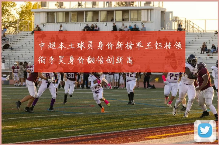 中超本土球员身价新榜单王钰栋领衔李昊身价翻倍创新高